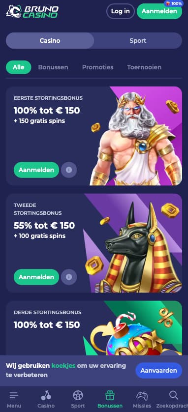 bruno casino no deposit bonus code